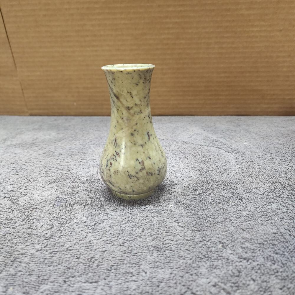 Stone Short Bud vase made in India MM